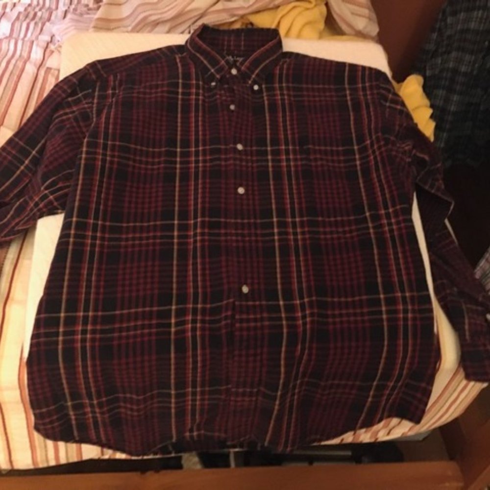RL POLO SIZE L FLANNEL SHIRT